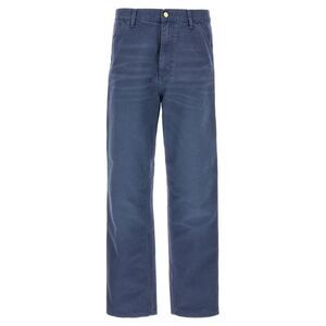 Carhartt Wip Blue Organic Cotton Casual Men's Pants